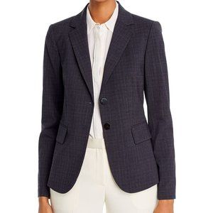 Theory Carissa Blazer in Grid Stretch Wool size 2